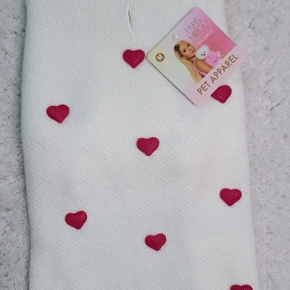 Paris Hilton 3D HEART VALENTINES DAY DOG Knit Sweater - Picture 5 of 11